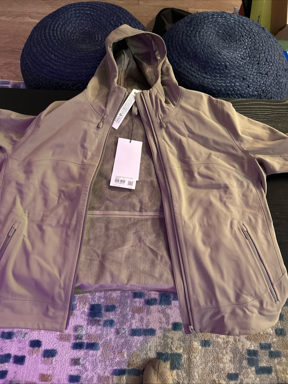 lululemon athletica Lightweight Hooded Jacket in Beige